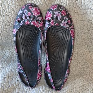 Crocs Women's Kadee Graphic Slingback Ballet Flat